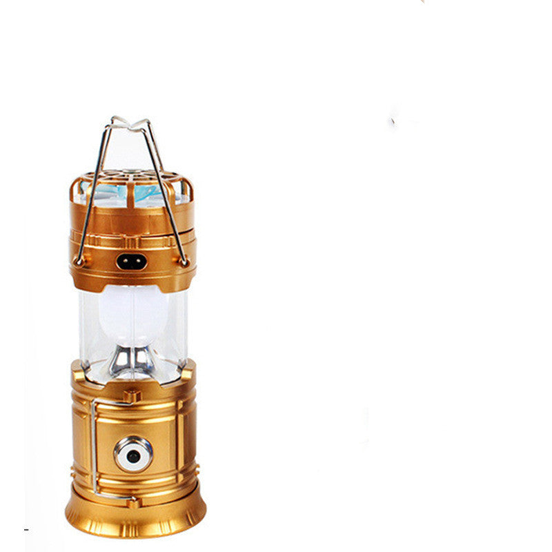 Outdoor Camping Light Solar Rechargeable LED Camping Lantern
